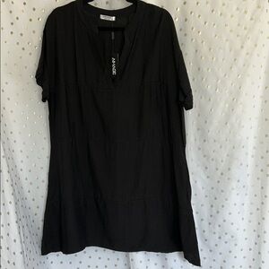Aimage Black Midi Dress